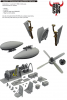 Eduard SIN648135 P-51B Malcolm Hood Canopy detail set Eduard 1/48